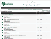 Tablet Screenshot of lasypolskie.pl